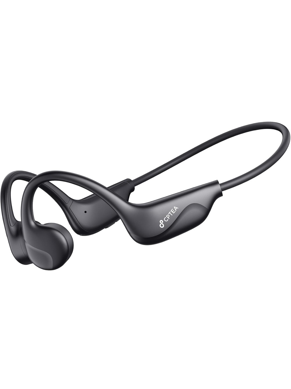 CPTEA Black Wireless Bone Conduction Headphones
